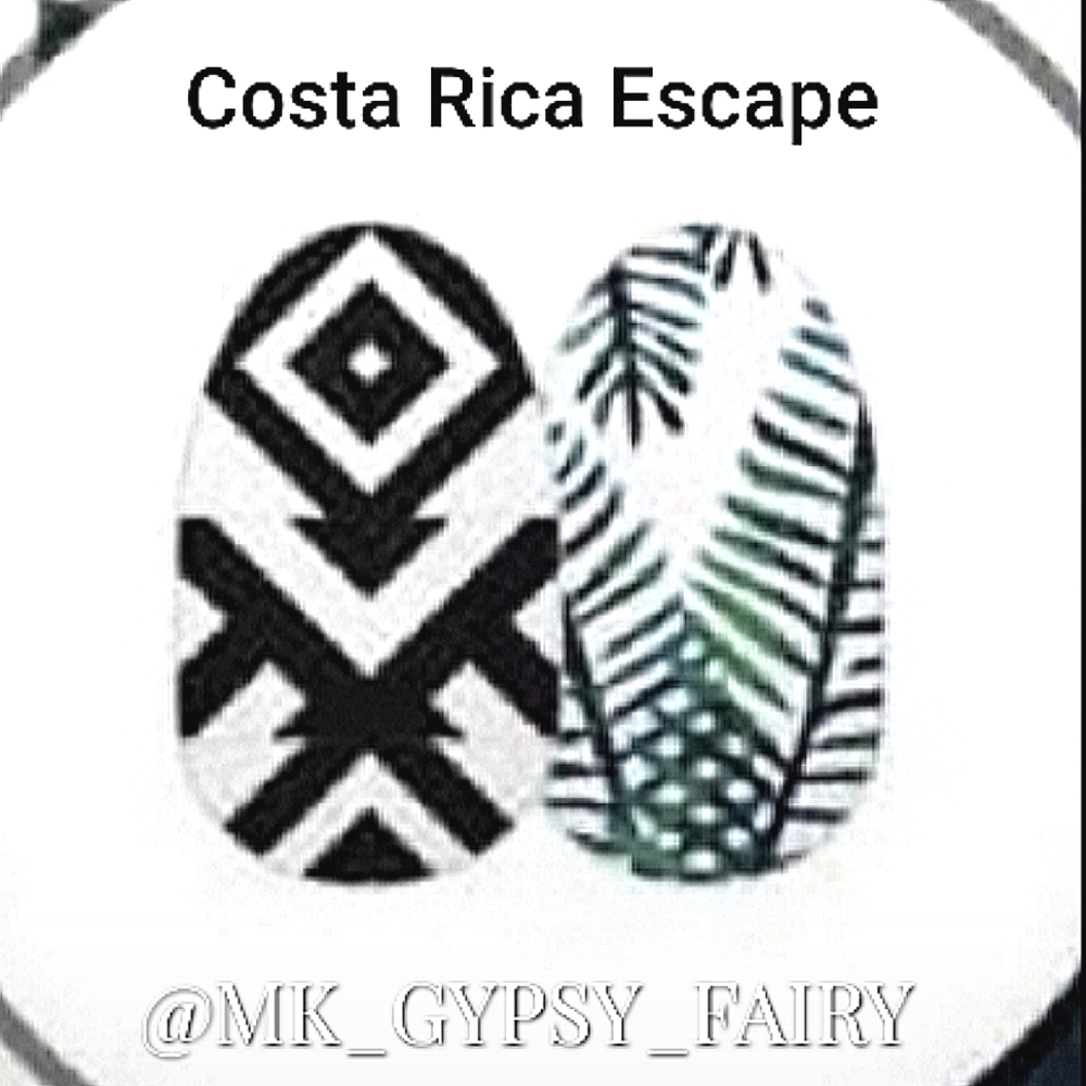 Costa Rica Escape + Teal We Meet Again Color Street Nail Polish Strips Manicure - Picture 5 of 12